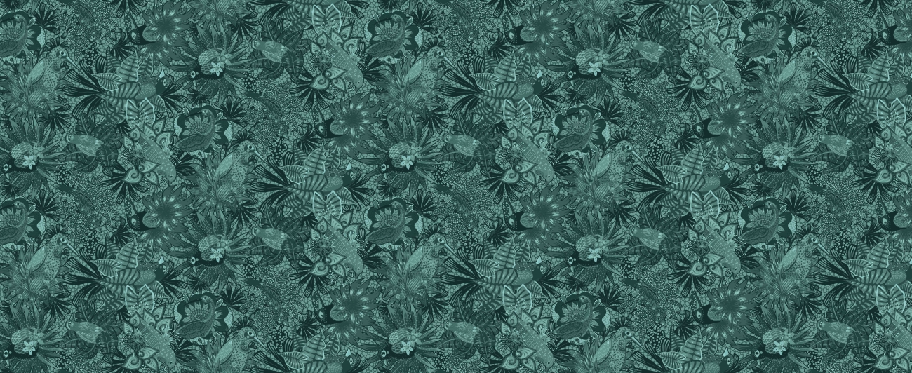 Baumwolle Patchwork - Odile Bailloeul - Tropicalism - Caracas Monochrome